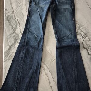 True Religion Dark Blue Flare Jeans